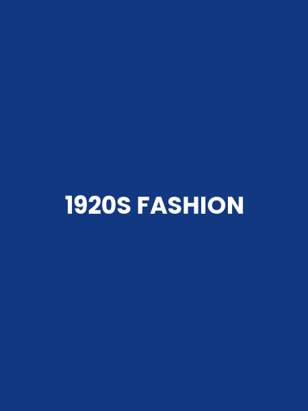 1920S FASHION