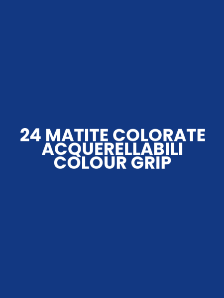 24 MATITE COLORATE ACQUERELLABILI COLOUR GRIP