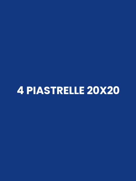 4 PIASTRELLE 20X20