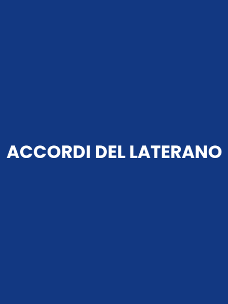ACCORDI DEL LATERANO