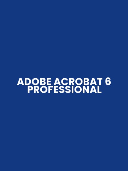 ADOBE ACROBAT 6 PROFESSIONAL