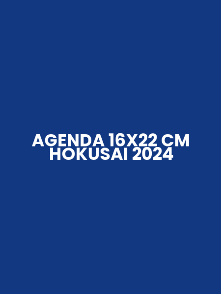 AGENDA 16X22 CM HOKUSAI 2024