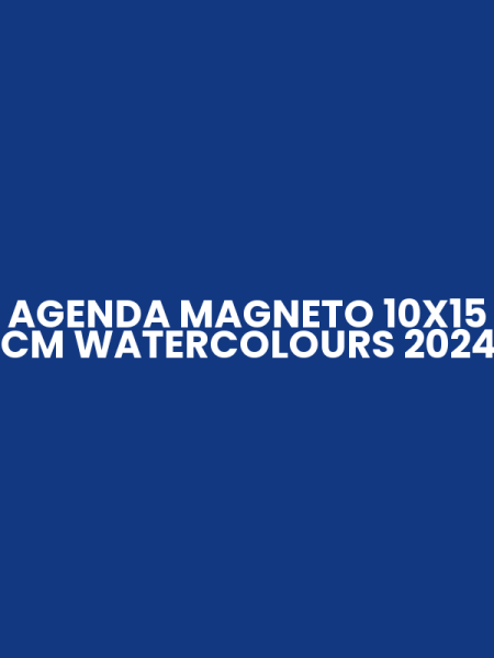 AGENDA MAGNETO 10X15 CM WATERCOLOURS 2024