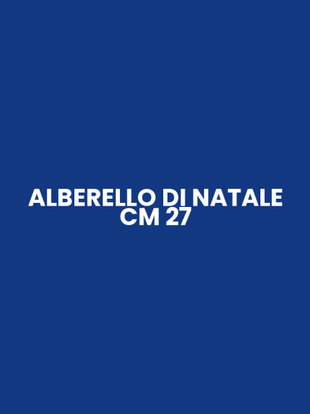 ALBERELLO DI NATALE CM 27