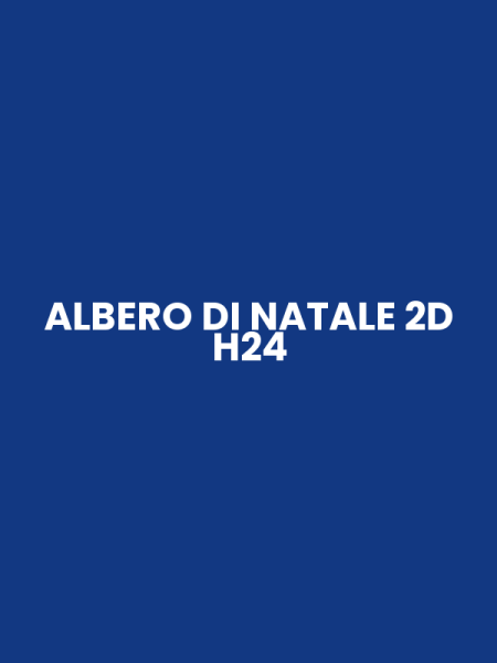 ALBERO DI NATALE 2D H24