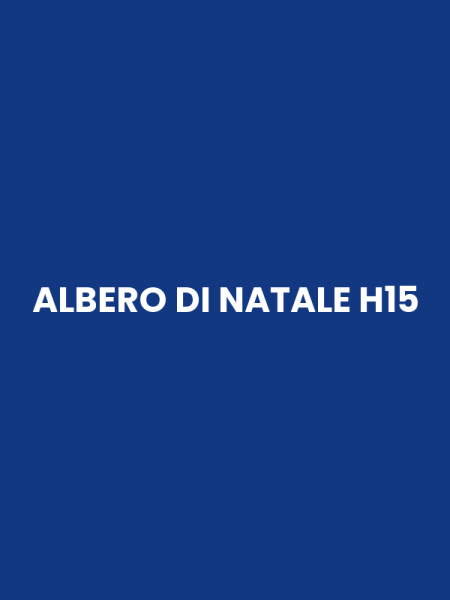 ALBERO DI NATALE H15