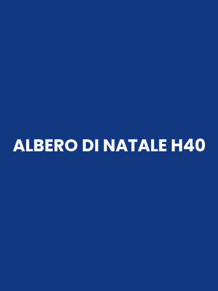 ALBERO DI NATALE H40