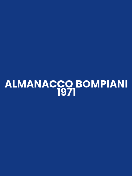 ALMANACCO BOMPIANI 1971