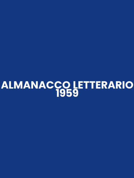 ALMANACCO LETTERARIO 1959