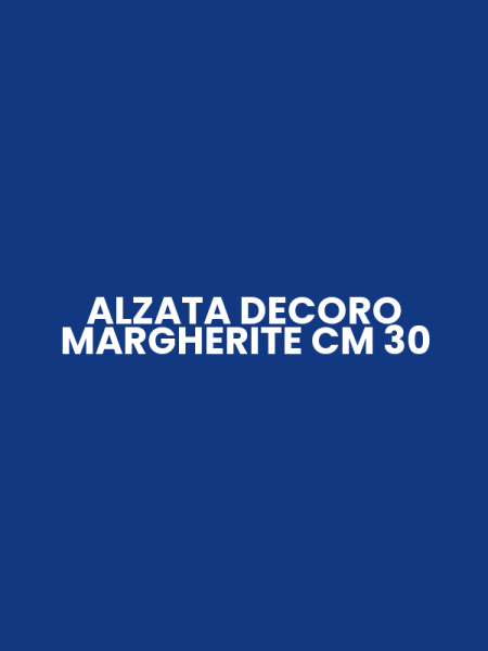 ALZATA DECORO MARGHERITE CM 30