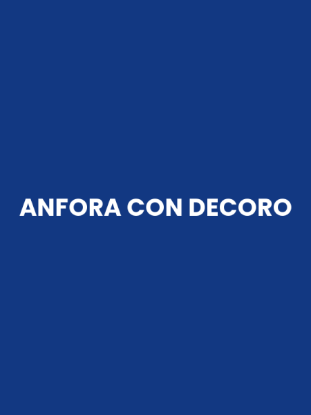ANFORA CON DECORO