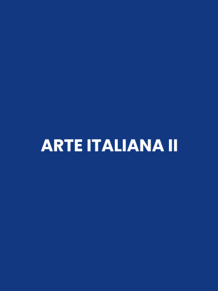 ARTE ITALIANA II