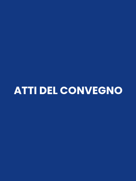 ATTI DEL CONVEGNO