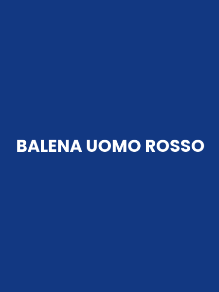 BALENA UOMO ROSSO
