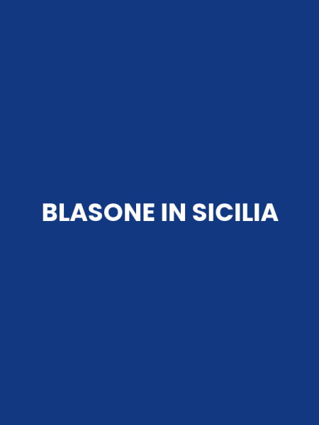 BLASONE IN SICILIA