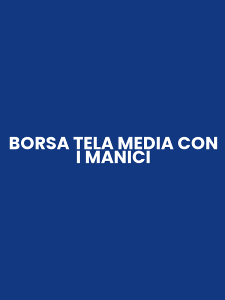 BORSA TELA MEDIA CON I MANICI