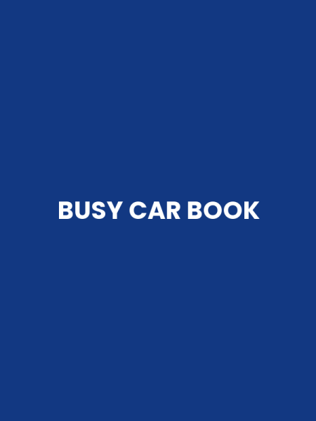 BUSY CAR BOOK