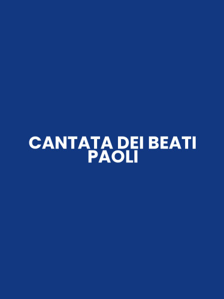 CANTATA DEI BEATI PAOLI