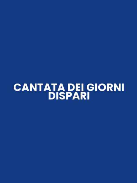 CANTATA DEI GIORNI DISPARI