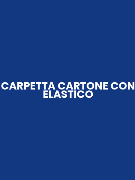 CARPETTA CARTONE CON ELASTICO