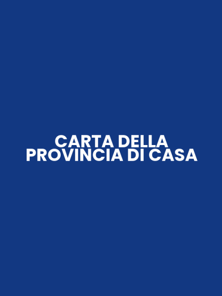 CARTA DELLA PROVINCIA DI CASA