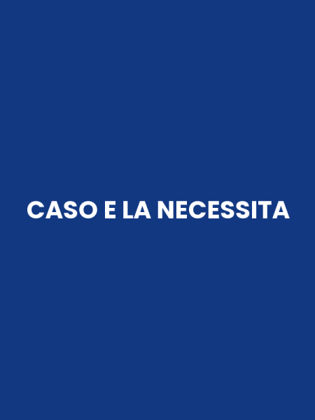 CASO E LA NECESSITA