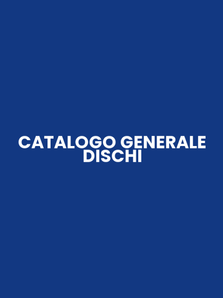 CATALOGO GENERALE DISCHI