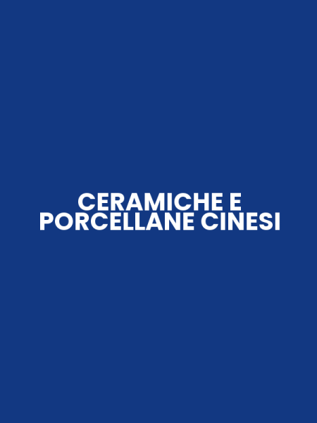 CERAMICHE E PORCELLANE CINESI