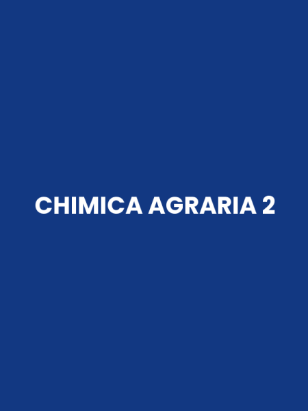 CHIMICA AGRARIA 2