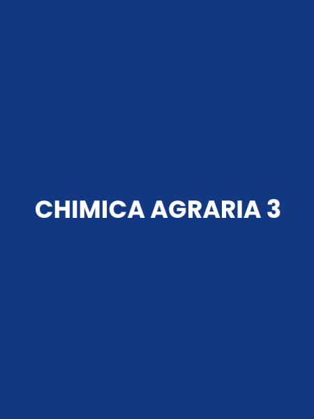 CHIMICA AGRARIA 3