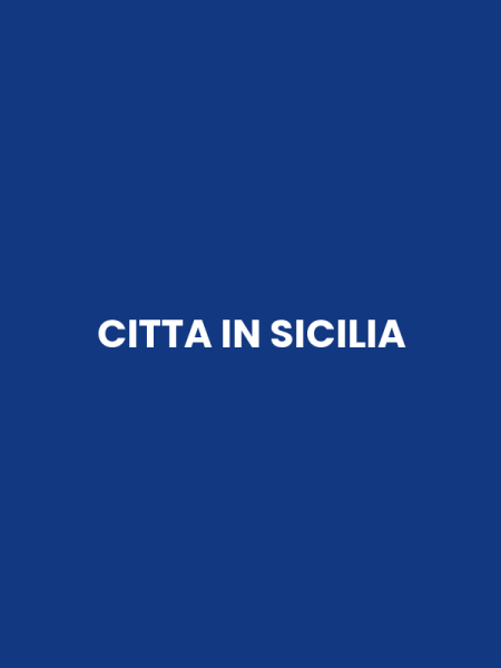 CITTA IN SICILIA