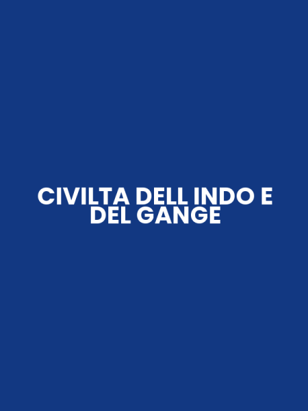 CIVILTA DELL INDO E DEL GANGE