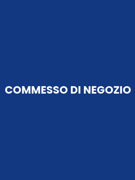 COMMESSO DI NEGOZIO