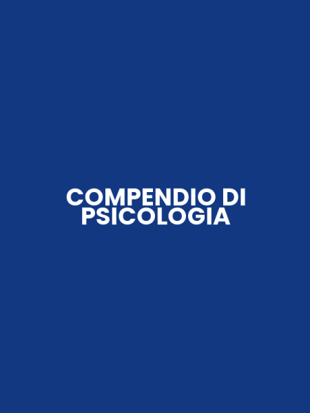COMPENDIO DI PSICOLOGIA