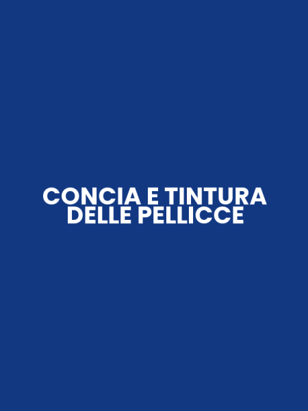 CONCIA E TINTURA DELLE PELLICCE