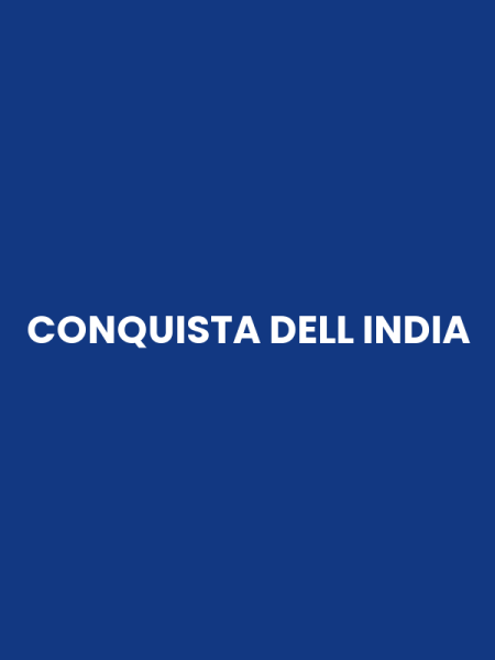 CONQUISTA DELL INDIA
