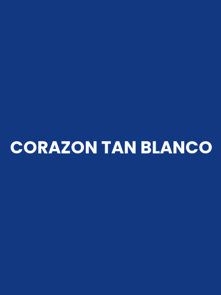 CORAZON TAN BLANCO