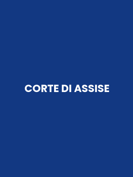 CORTE DI ASSISE