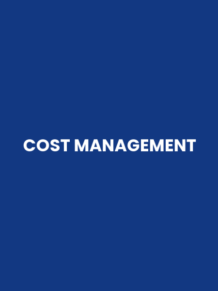 COST MANAGEMENT