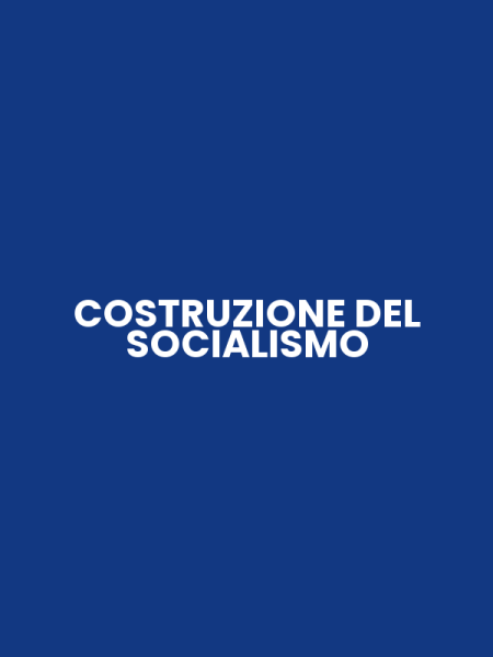 COSTRUZIONE DEL SOCIALISMO