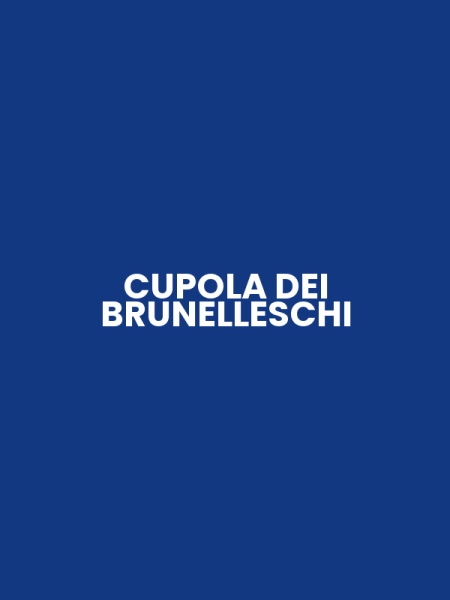 CUPOLA DEI BRUNELLESCHI