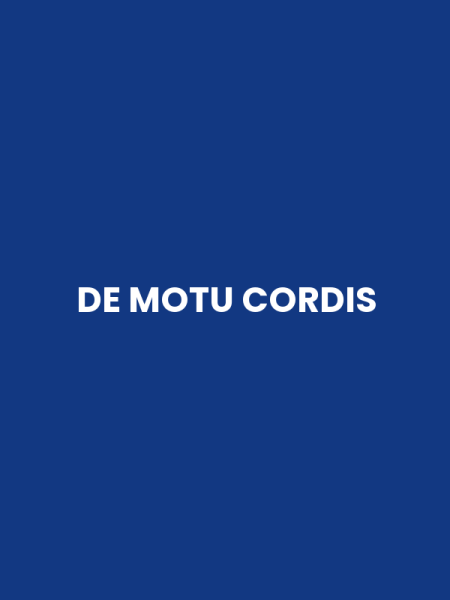 DE MOTU CORDIS
