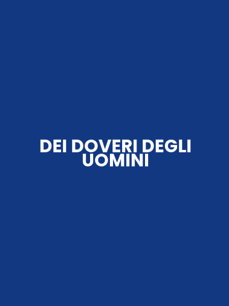 DEI DOVERI DEGLI UOMINI