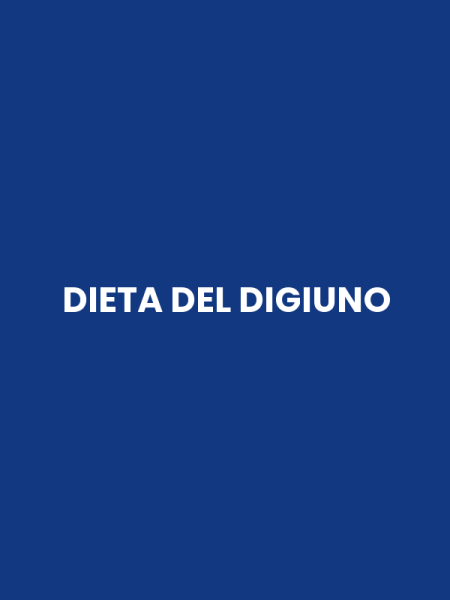 DIETA DEL DIGIUNO
