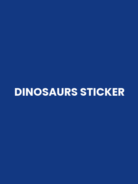 DINOSAURS STICKER