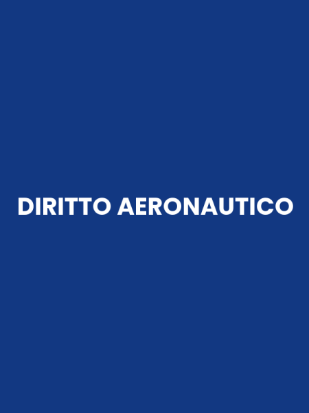 DIRITTO AERONAUTICO