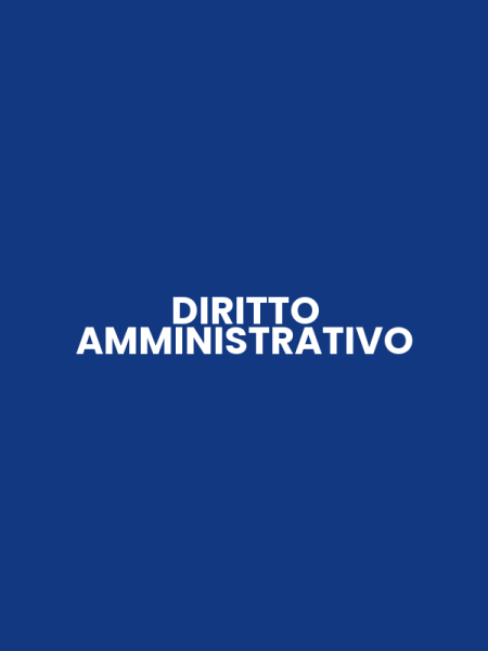 DIRITTO AMMINISTRATIVO
