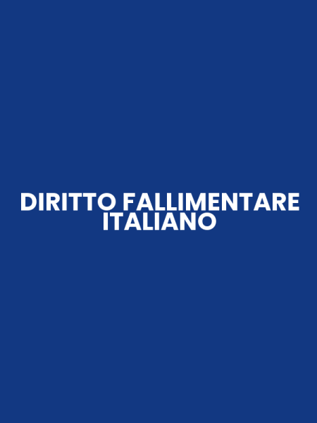 DIRITTO FALLIMENTARE ITALIANO
