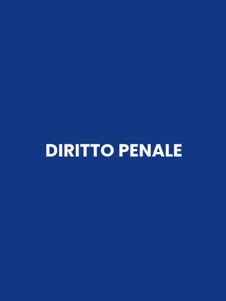 DIRITTO PENALE