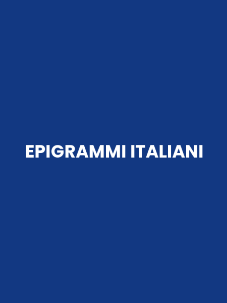 EPIGRAMMI ITALIANI